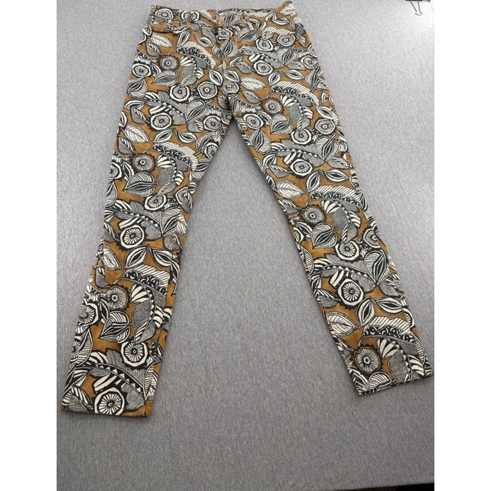 Loft Modern Skinny Ankle Pants Abstract Print Size 8/29 #1032